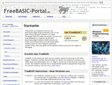 Tablet Screenshot of freebasic.de